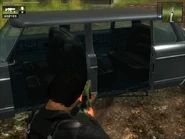 Interior. Doors are removed via damage.