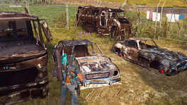 JC3 destroyed vehicles at junkyard 2