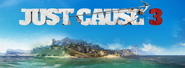 Just Cause 3 island and logo