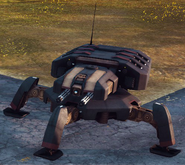 Black Hand suppression drone in a mission.