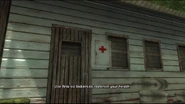 Use first-aid lockers to replenish your health. First aid kits can also be dropped by dead enemies.