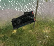 view of the underside parts.