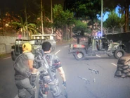 Alongside a MV Command.