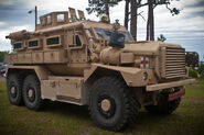 a cougar HE 6x6 MRAP one of the vehicles the Urga Fura 570 resembles