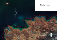 JC4 Floating rocks at the north-west sea location map