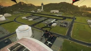 As viewed from the parachute.