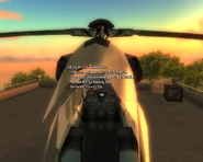 Helicopter controls.