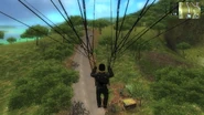 Parachuting is a major part of the gameplay.