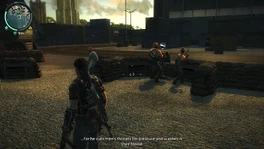 The  technician at the end of the mission.