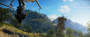 JC3 helicopter fight