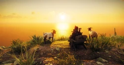 JC4 Avalanche Studios deck chair (promotional screenshot)