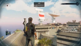 A "huge" radar is highlighted in the middle and an "enormous" radar is seen in the distance on the right.