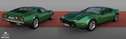 Beta version of this car from game development.