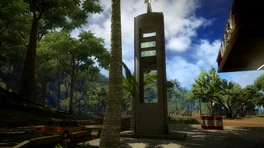 Gas station signage.