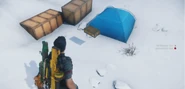 A floating box.