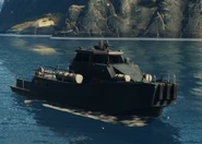 Stormwater Patrol Boat (Black Hand) front right side view