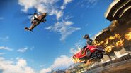 JC3 car and helicopter