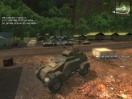 Brown version, at the Costa Verde military camp.