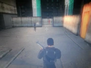 A Black Hand soldier shooting at Inmaculada Palmiera during Dismissed Without Honors. She is NOT invincible and can be killed, resulting in you failing the mission.