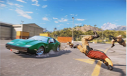 JC3 green sports car