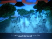 Kane messaging Rico saying he (Rico) could reprogram one of the missiles to come back.