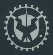 In JC4. Symbol on many items of Agency equipment.