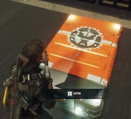 Closed Agency crate.