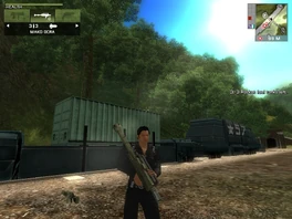 The  rocket launcher.