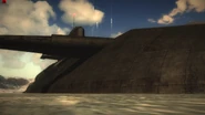 Launching small missiles.