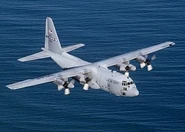 The Lockheed C-130H, the plane it is based off (despite having turbofan engines and a different vertical stabilizer.)