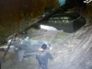 A Military Jackson Z-19 Skreemer alongside a crashed Alexander AX-14.