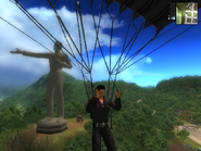 Mendoza statue 2.png (424 KB) Parachuting near the Giant statue of Salvador Mendoza.