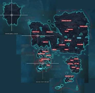 This is compiled from a video that showed the in-game map. Possibly Eurogamer's "How big is Just Cause 3?" video.
