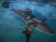 The Selatan oil field, this time "guarded" by the U1.