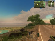 Two broken ones on the side of a road near to Villa La Sierra.