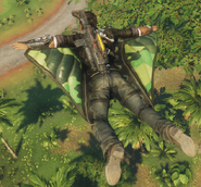 Unused camouflage wingsuit found in the game files.