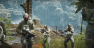 Enemy soldiers, as seen in the JC:M announcement trailer. These appear to be members of Darkwater.