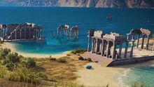 Ancient ruins in northern Plagia