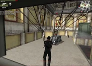 The safe room during the mission Streets of Fire.