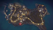 An overview of the island.