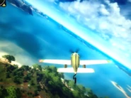 This version is a green/beige mix with a preheat symbol, indicating heat if seen by the Panau Military. This is not a glitch. For more information, see Thread:14004.