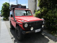 The Mercedes G-Wagon, its primary basis.