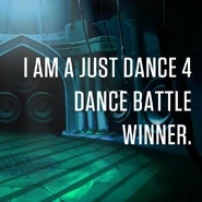 The background on a Just Dance 4 promotional image