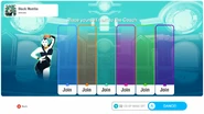 Just Dance 2022 coach selection screen