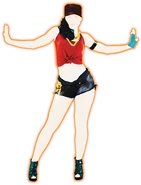 The album coach seen in The Art of Just Dance (10th Anniversary Edition)
