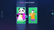 Just Dance 2023 Edition coach selection screen