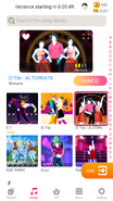 El Tiki (Trio Version) on the Just Dance Now menu (2020 update, phone)