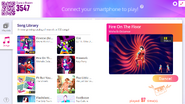 Fire On The Dancefloor on the Just Dance Now menu (2020 update, computer)