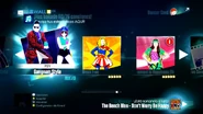 Gangnam Style on the Just Dance 2015 menu
