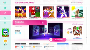 The Greatest on the Just Dance 2020 menu